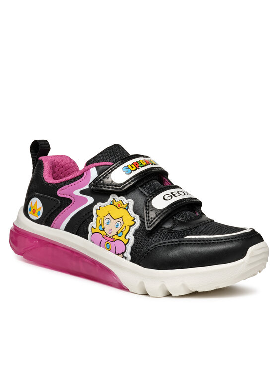 Geox Sneakersy Geox J Ciberdron Girl J46LPA 054FU C0922 M Černá