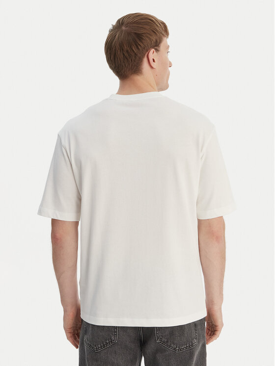 HUGO HUGO Camiseta Delel_RB 50564572 Blanco Relaxed Fit