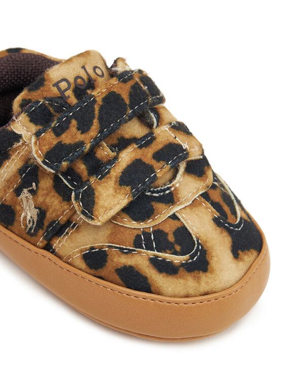 Polo Ralph Lauren Babacipők Polo Ralph Lauren Heritage Court III T-Toe RL03388256 Barna