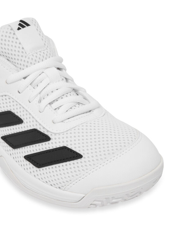 adidas Buty do tenisa adidas Courtflash Tennis Shoes Kids KK3865 Biały