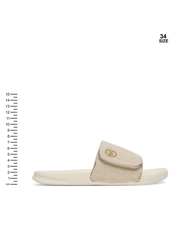 MICHAEL Michael Kors Шльопанці MICHAEL Michael Kors Jett Darby MK04190732 Золотий