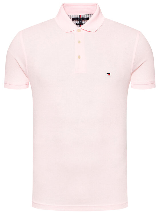 Tommy Hilfiger Tommy Hilfiger Polo 1985 MW0MW17771 Ružičasta Slim Fit