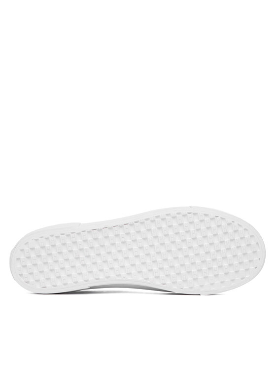 Tommy Hilfiger Superge Tommy Hilfiger Th Foxing Platform Leather FW0FW09018 Bela
