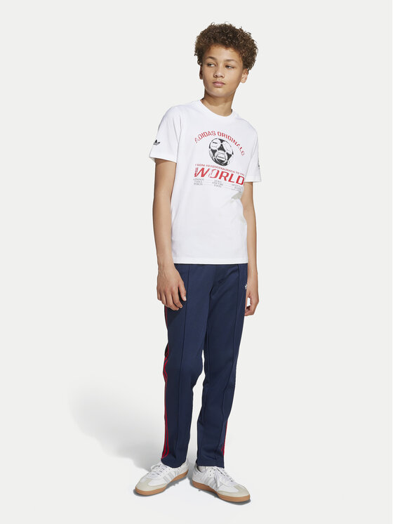 adidas adidas Футболка Graphic JV7694 Білий Regular Fit