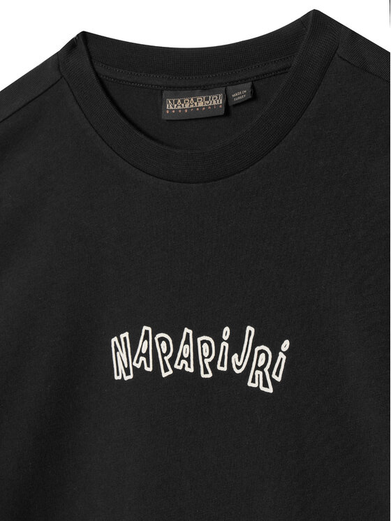 Napapijri Napapijri Camiseta S-Flein NP0A8B3L Negro Loose Fit