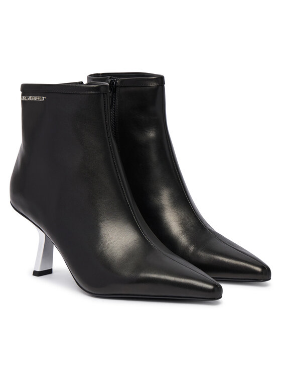 KARL LAGERFELD Botki KARL LAGERFELD Karmel KL33635 Czarny