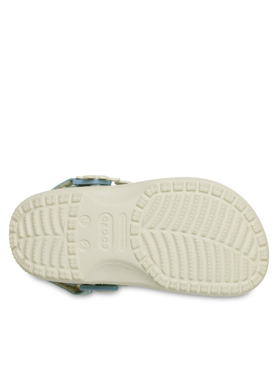 Crocs Шльопанці Crocs Clsc Dnm Flwr Adj BackstrapCgK 212511 Сірий