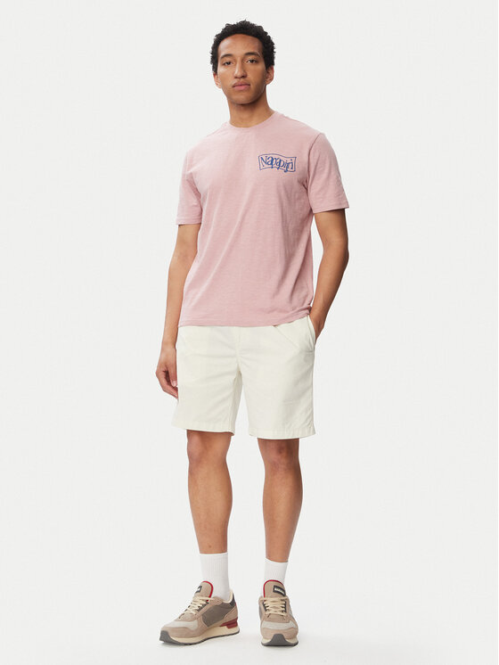 Napapijri Napapijri Camiseta S-Elior NP0A4HZY Rosa claro Relaxed Fit