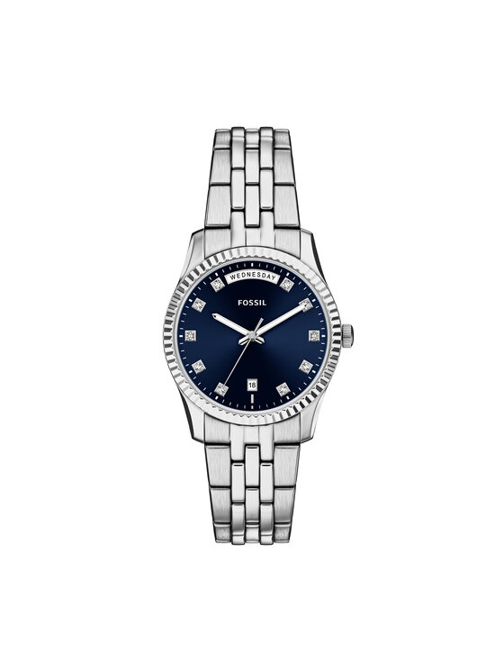 Fossil Годинник Fossil Scarlette ES5457 Срібний