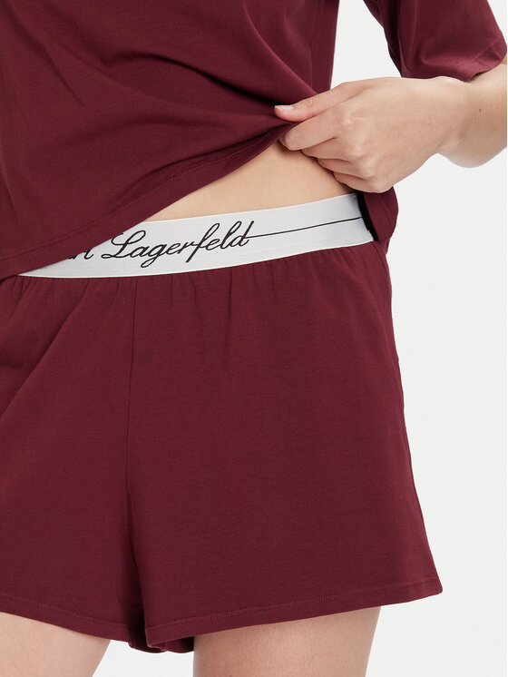 KARL LAGERFELD KARL LAGERFELD Pijama A4W45012 Guinda/burdeos Regular Fit