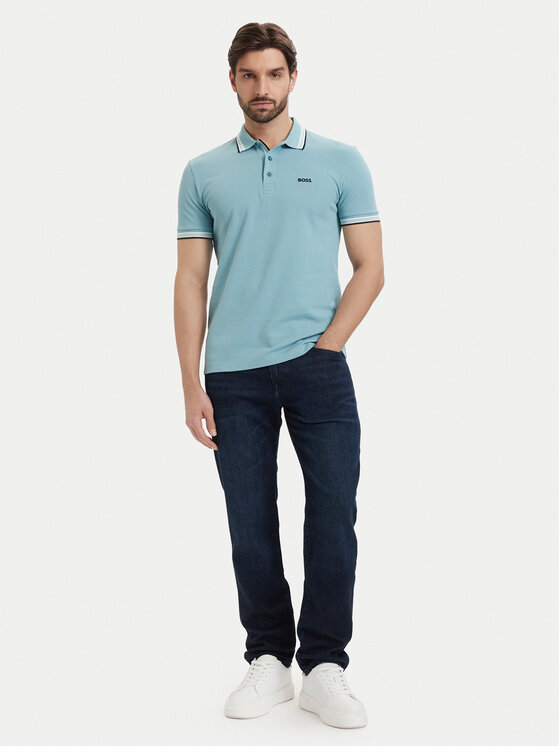 BOSS BOSS Polo Paddy 50469055 Turquesa Regular Fit