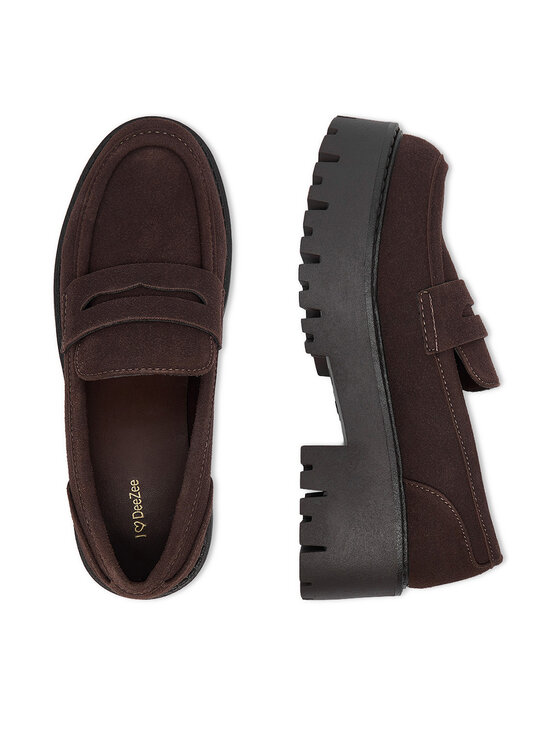 DeeZee Loaferai DeeZee CEO-HY66880001-3 Tamsiai ruda
