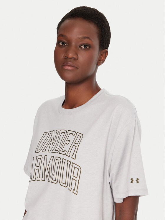 Under Armour Under Armour T-Shirt Ua Rival Campus 6007883 Γκρι Oversize