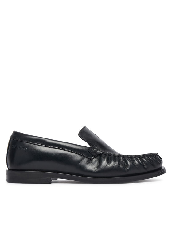 Calvin Klein Mokasíny Calvin Klein Round Essential Loafer Lth HW0HW03195 Černá