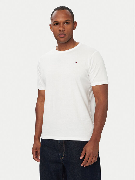 Tommy Hilfiger Tommy Hilfiger Conjunto de camisetas 3P Ss Tee UM0UM03870 Crema Regular Fit