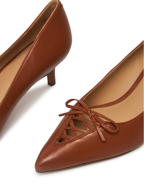 LAUREN RALPH LAUREN Pantofi pumps LAUREN RALPH LAUREN 802P06371002 Maro