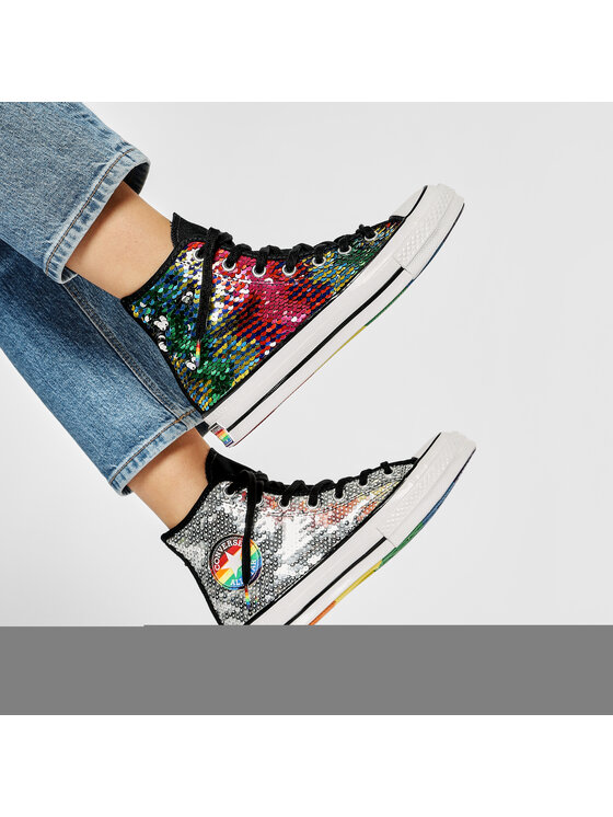 Converse Кеди Converse Chuck 70 Hi 167755C Срібний