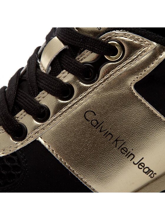 Calvin Klein Jeans Laisvalaikio batai Calvin Klein Jeans Tanya R0651 Black/Gold