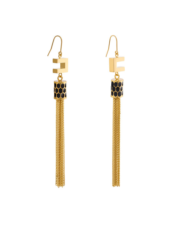 Elisabetta Franchi Naušnice Elisabetta Franchi OR-50A-57E2-V260 Zlatna