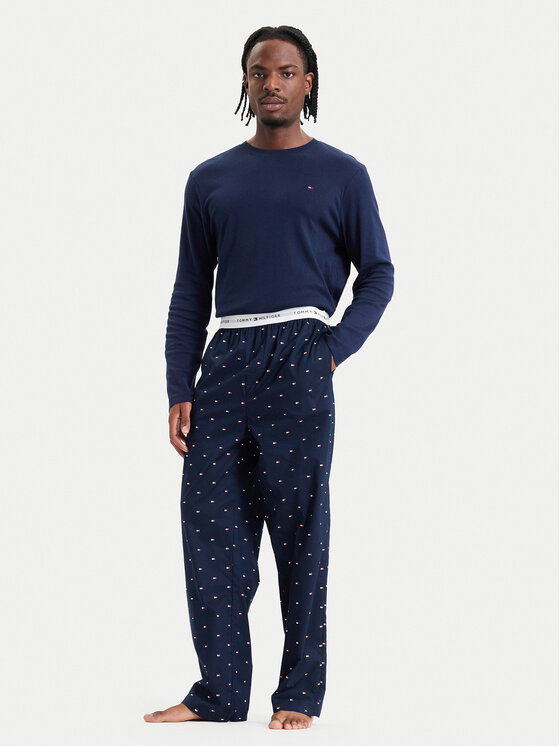 Tommy Hilfiger Tommy Hilfiger Pijama UM0UM03999 Azul marino Regular Fit