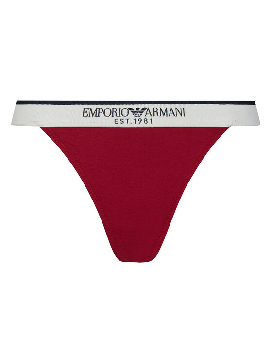 Emporio Armani Underwear Emporio Armani Underwear Conjunto de tangas EW000405 AF27298 U5084 Guinda/burdeos