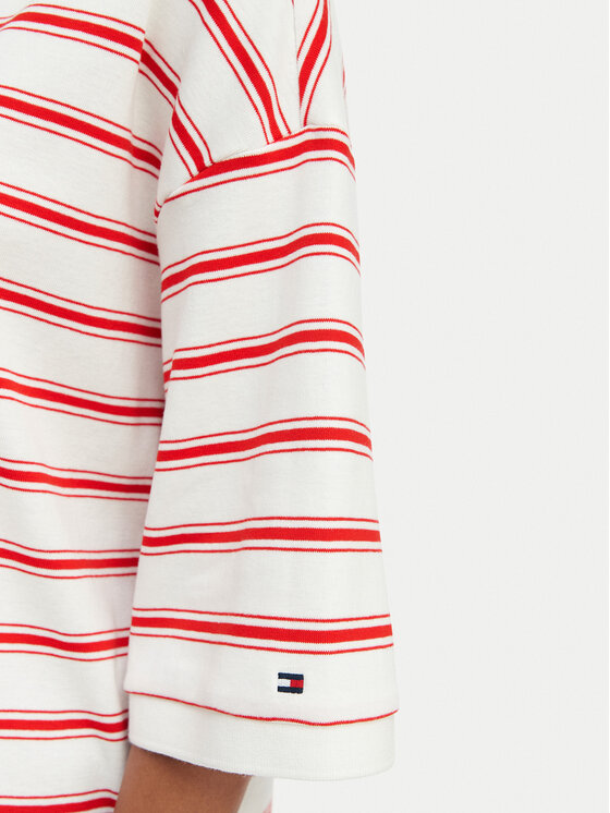 Tommy Hilfiger Tommy Hilfiger Polo WW0WW50026 Šarena Oversize