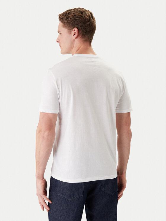 Calvin Klein Jeans Calvin Klein Jeans Camiseta Coll Word Graphic LV14RE817G Blanco Regular Fit