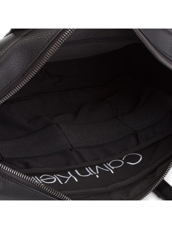Calvin Klein Nešiojamo kompiuterio krepšys Calvin Klein Strike Slim Laptop Bag K50K504277 Juoda