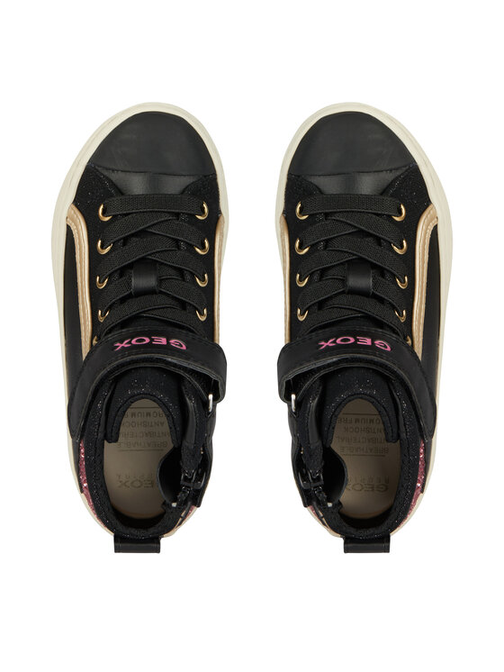 Geox Snīkeri Geox J Kalispera Girl J944GM 054GN C9231 D Melns