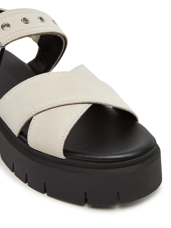 HUGO Босоніжки HUGO Kris_Sandal_BKSD 50541753 Écru