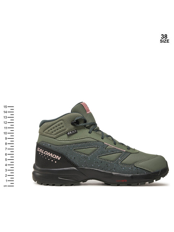 Salomon Trekkingi Salomon Outway Mid Climasalomon™ Waterproof L47561700 Zielony