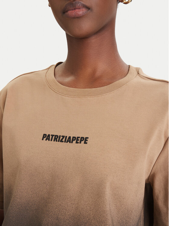 Patrizia Pepe Patrizia Pepe Футболка 8M1828/J366-FG71 Коричневий Relaxed Fit