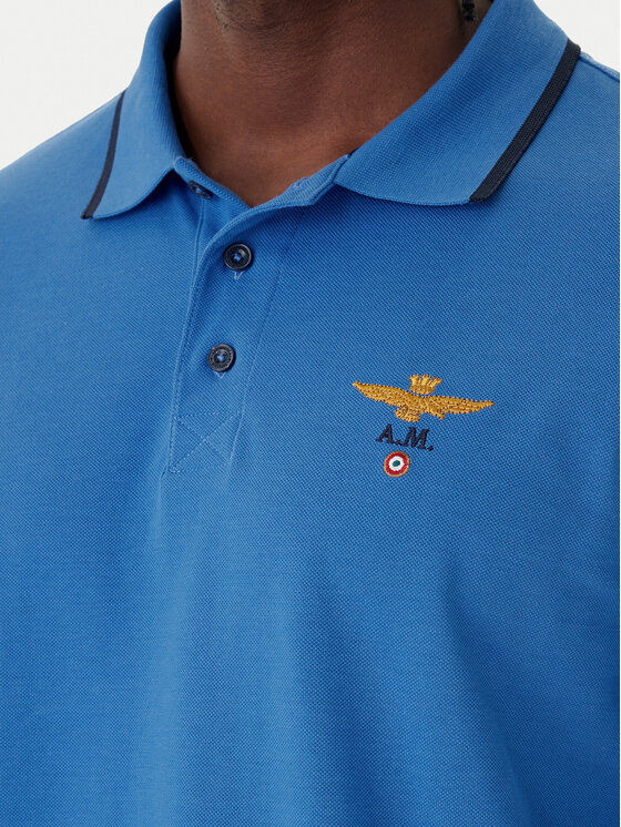 Aeronautica Militare Aeronautica Militare Polo 261PO1308UP00082 Azul Regular Fit