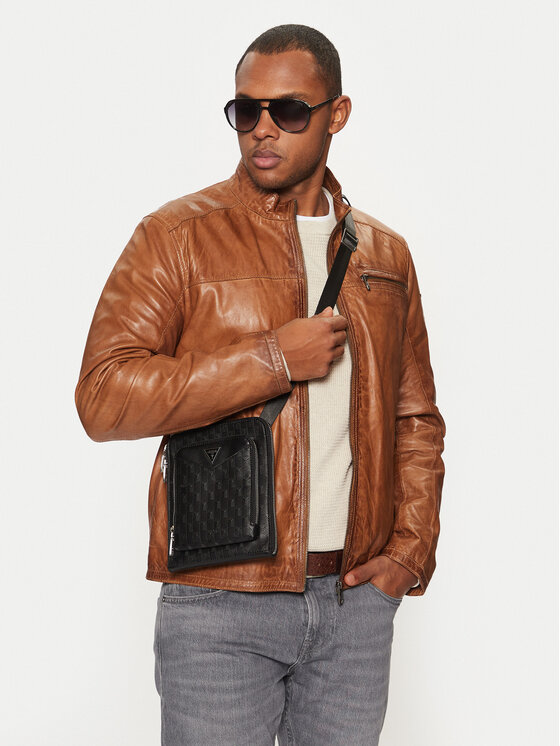 Guess Плоска сумка Guess HMSIDE P5109 Чорний