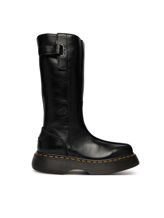 Dr. Martens Kozačky Dr. Martens Buzz Hi Gloss DM43156001 Černá