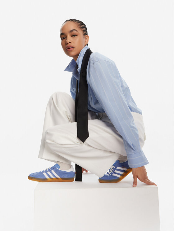 adidas Снікерcи adidas Gazelle Indoor HQ8717 Голубий
