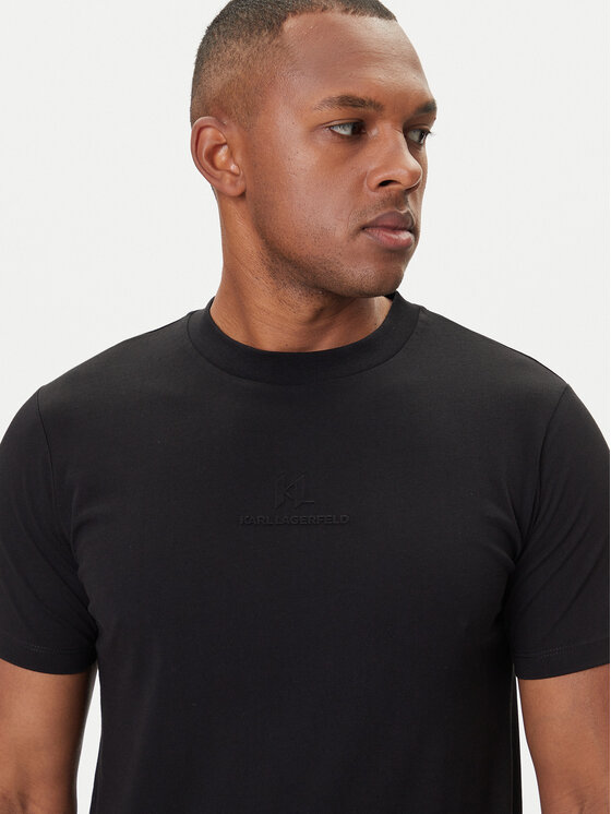 KARL LAGERFELD KARL LAGERFELD Camiseta 755036 554225 Negro Regular Fit