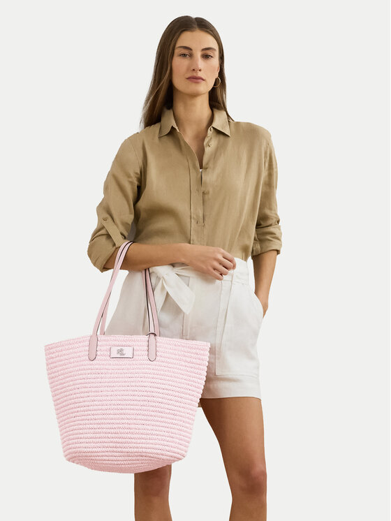 LAUREN RALPH LAUREN Kabelka LAUREN RALPH LAUREN Brie Large 431966868001 Růžová