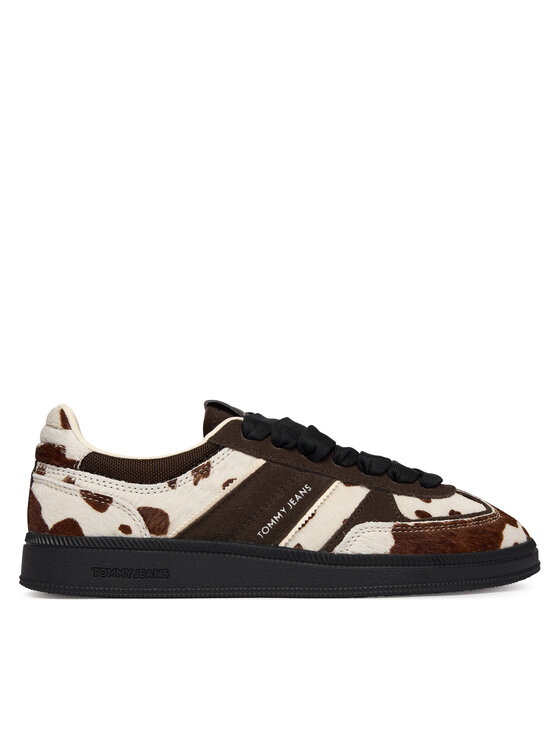 Tommy Jeans Tenisice Tommy Jeans The Greenwich Edge Calf Hair EN0EN03007 Smeđa