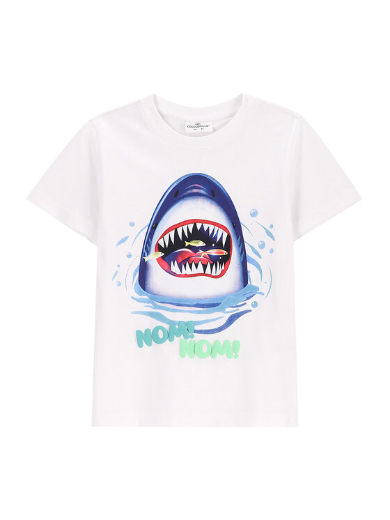 Coccodrillo Coccodrillo Camiseta WC5143201IBK Blanco Regular Fit