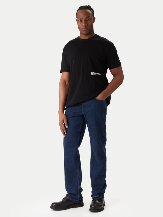 Karl Lagerfeld Jeans Karl Lagerfeld Jeans Camiseta B1M17069 Negro Regular Fit