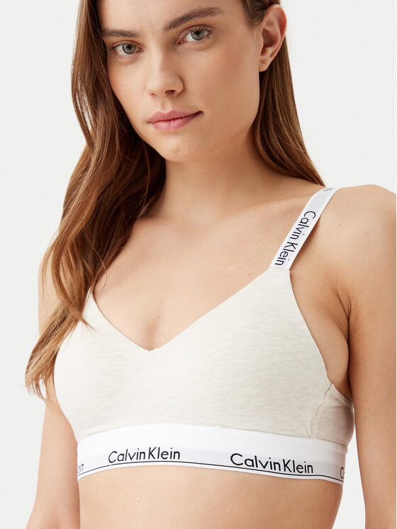 Calvin Klein Underwear Calvin Klein Underwear Besiūlė liemenėlė 000QF7059E Smėlio