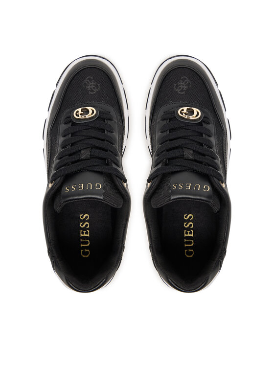 Guess Sneakersy Guess FLFBRT ELE12 Černá