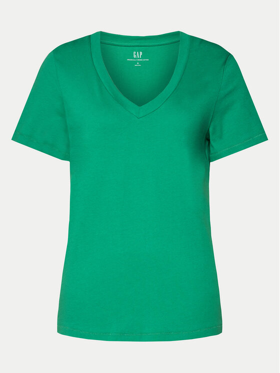 Gap Gap Camiseta 740140-50 Verde Regular Fit