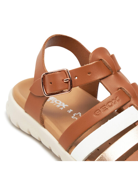 Geox Sandali Geox J Sandal Soleima Gir J35GSB 043CF C6A7F M Marrone