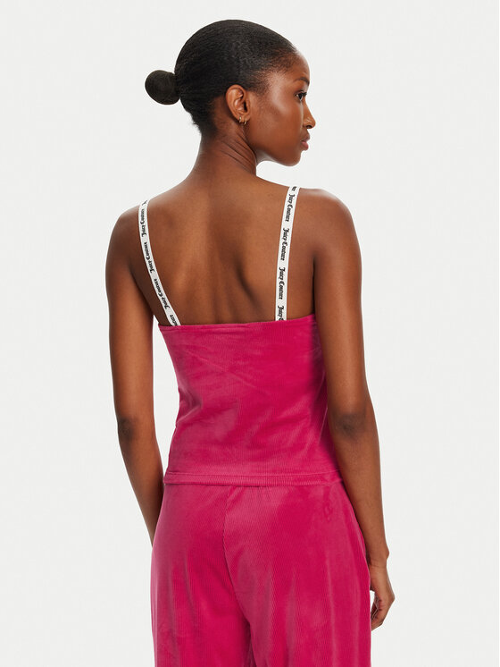 Juicy Couture Juicy Couture Топ Elina JCLCT125501 Рожевий Slim Fit