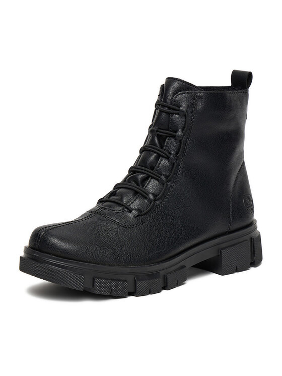 Rieker Μποτίνια Rieker Y7150-00 Μαύρο