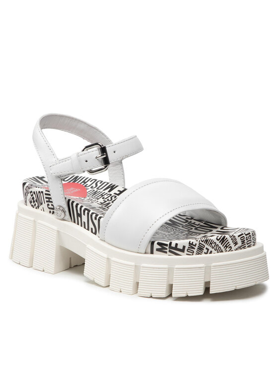 LOVE MOSCHINO Sandali LOVE MOSCHINO JA16327G0EIAL100 Bela