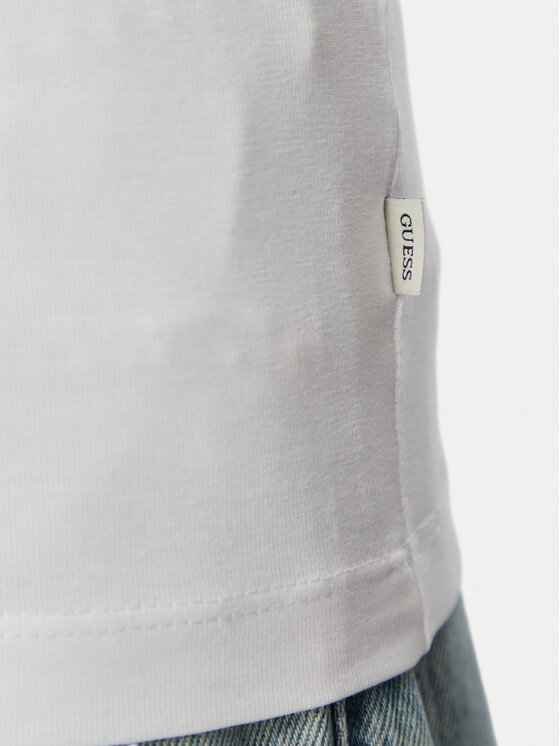 Guess Jeans Guess Jeans Camiseta W6YI04 K3637 Blanco Regular Fit