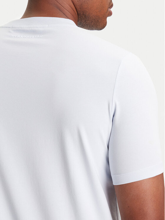 KARL LAGERFELD KARL LAGERFELD T-Shirt 755750 553221 Λευκό Regular Fit